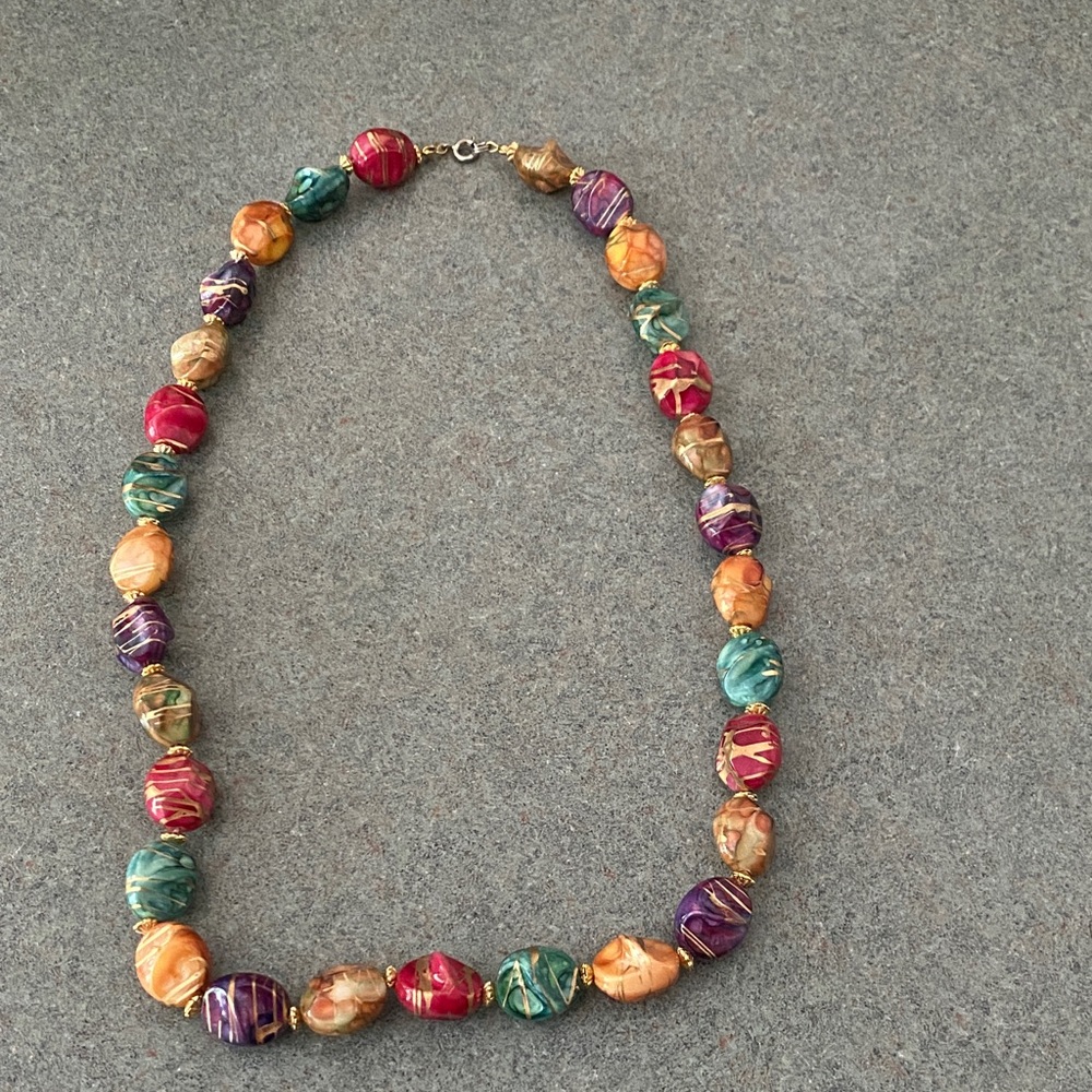 Multicolor Beaded Necklace